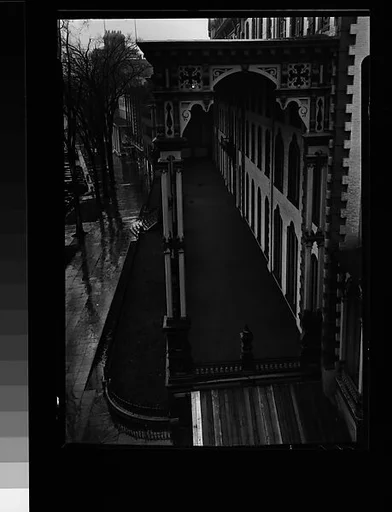 [Side View of Grand Union Hotel Porch, Saratoga Springs, New York]