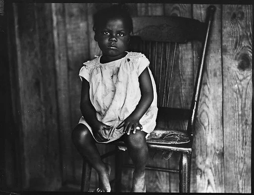 [Young Girl Seated in Chair, Florida]