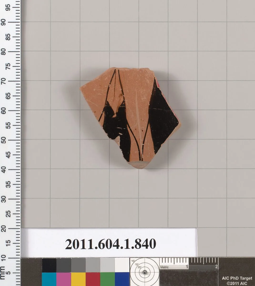 Terracotta fragment of a kylix (drinking cup) — Unknown