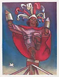 'El volador' a man on top of a platform — Lawrence Barrett|Jean Charlot