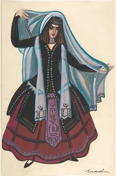 Woman in Arabic costume — Sergey Sudeykin