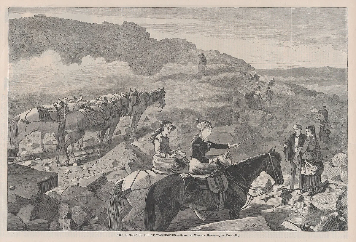 The Summit of Mount Washington (from "Harper's Weekly," Vol. XIII) — Winslow Homer|Harper's Weekly|Harper & Brothers