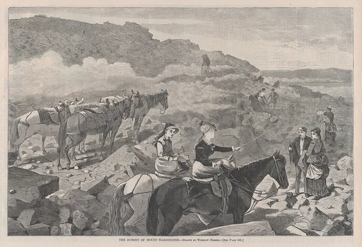 The Summit of Mount Washington (from "Harper's Weekly," Vol. XIII)