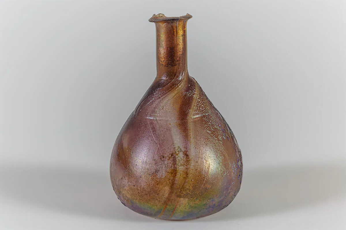Glass perfume bottle — Unknown