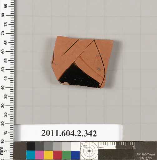 Terracotta fragment of a column-krater (bowl for mixing wine and water)