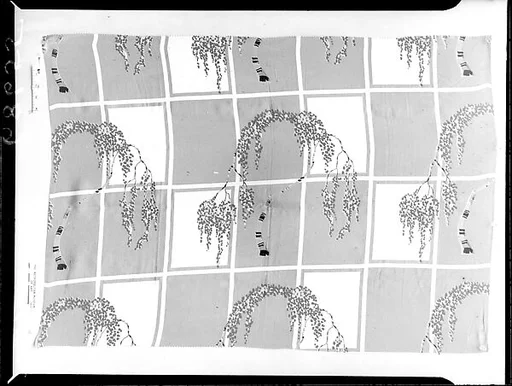 "Americana Print: Birches" Textile
