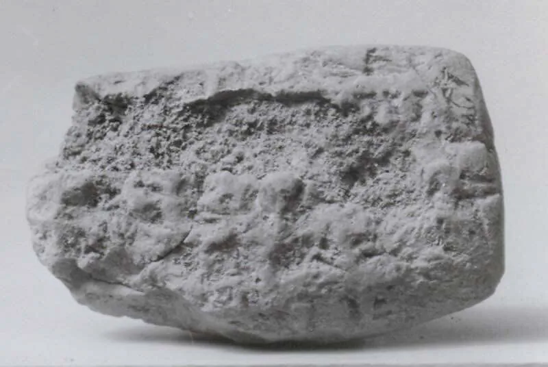 Cuneiform tablet: account of pomegranate delivery, Ebabbar archive — Unknown