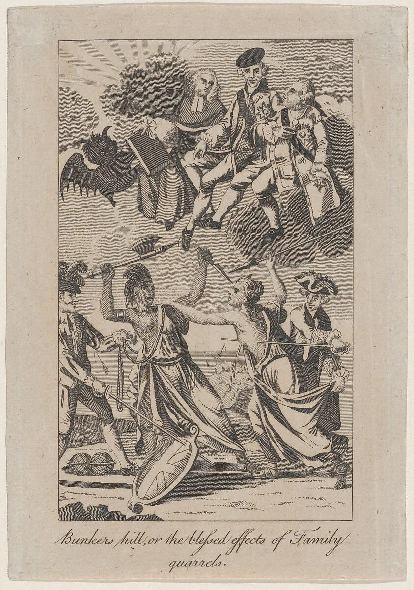 Bunkers Hill, or the Blessed Effects of Family Quarrels — Anonymous, British, 18th century