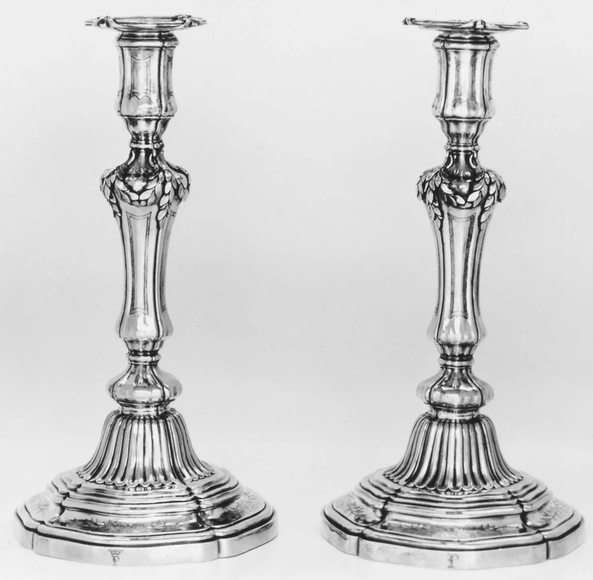 Pair of candlesticks — Jacques Roettiers