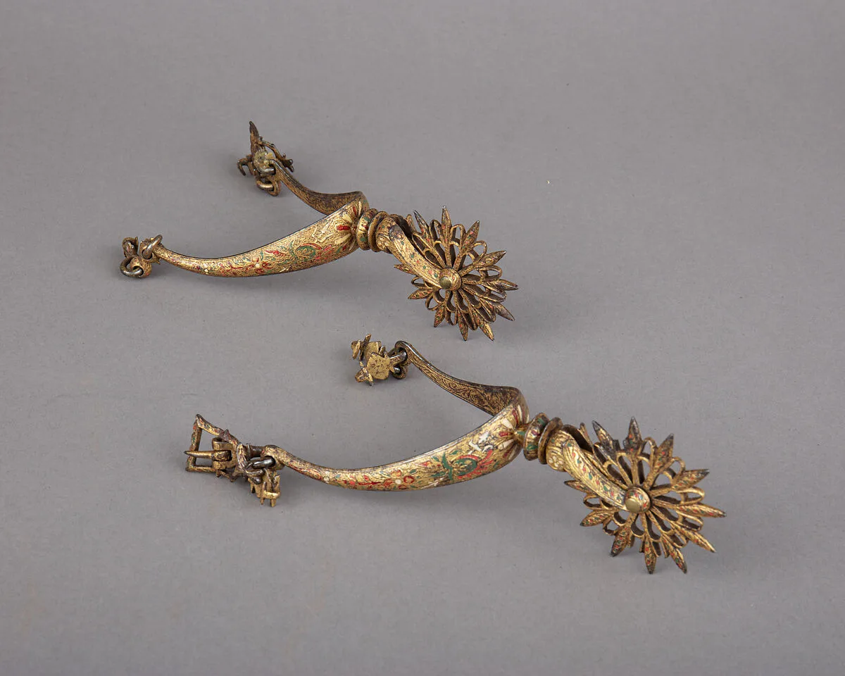 Pair of Rowel Spurs — Unknown