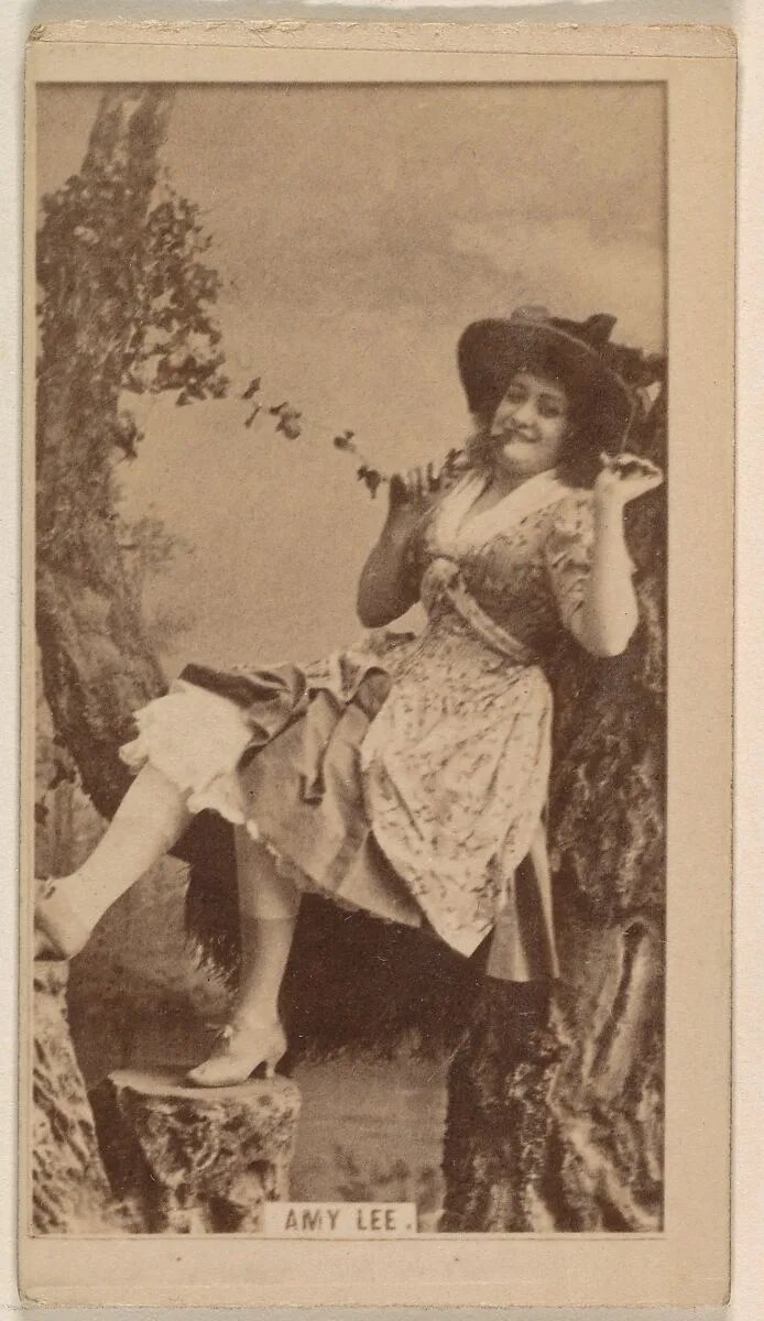 Amy Lee, from the Actresses series (N245) issued by Kinney Brothers to promote Sweet Caporal Cigarettes — Kinney Brothers Tobacco Company