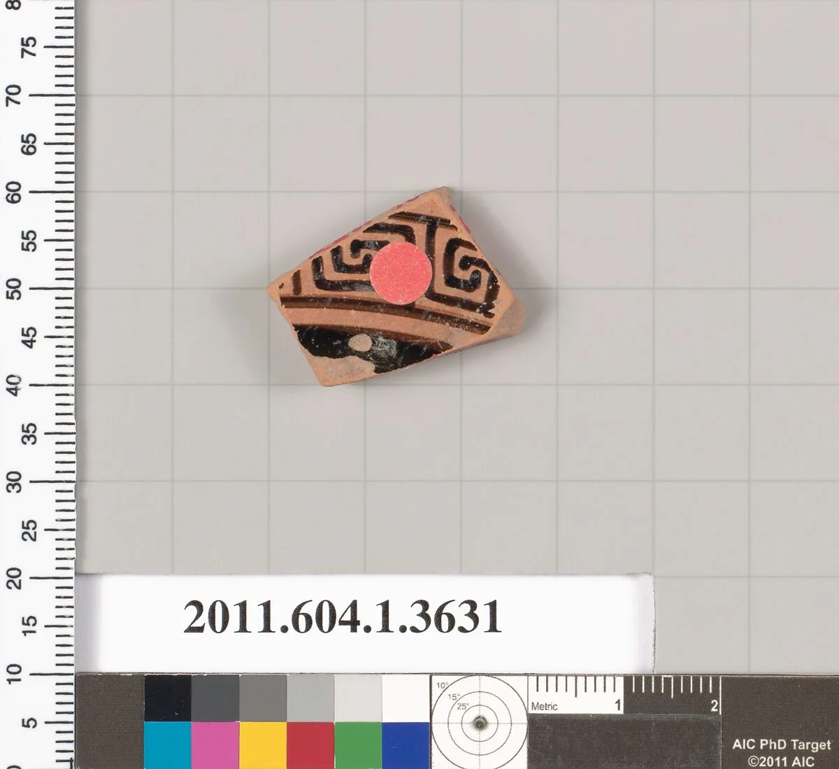Terracotta fragment of a kylix (drinking cup) — Unknown