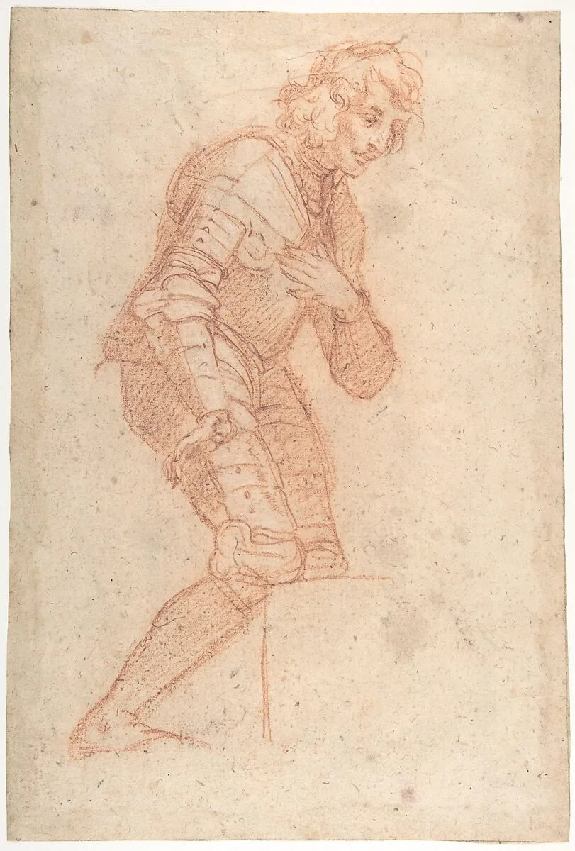 Kneeling Youth in Armour — Baldassarre Franceschini (il Volterrano)