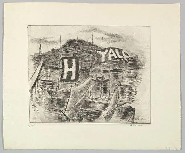Yale-Harvard Race — George Constant