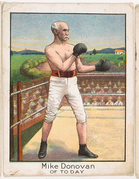 Mike Donovan, from the Champion Athlete and Prize Fighter series (T220), issued by Mecca and Tolstoi Cigarettes — Tolstoi Cigarettes|Mecca Cigarettes