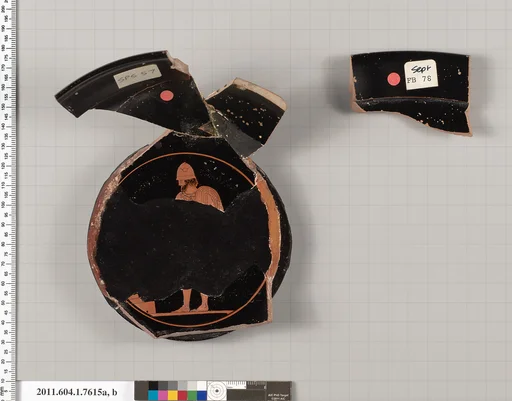Terracotta fragments of a stemless cup (drinking cup)