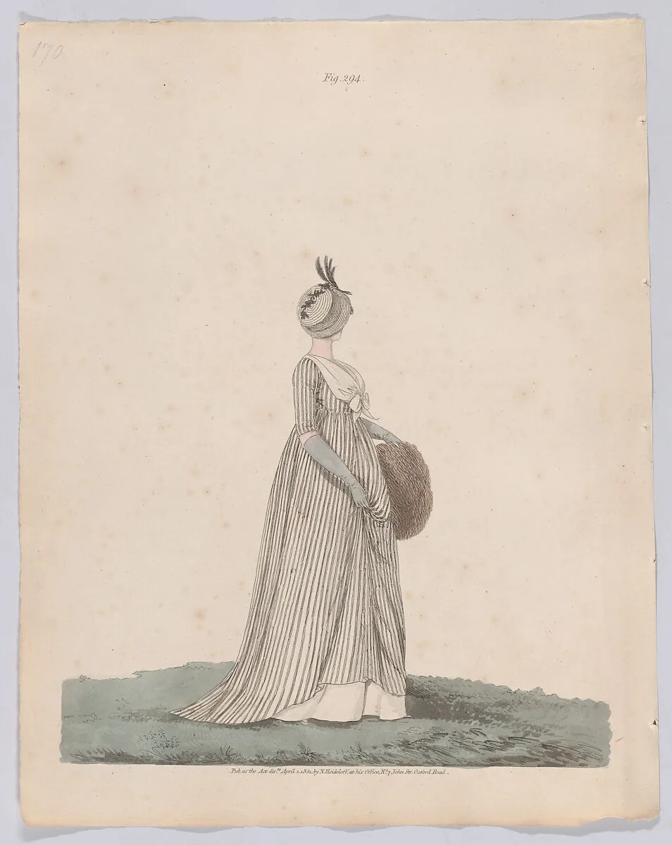 Gallery of Fashion, vol. VIII (April 1, 1801 - March 1 1802) — Nicolaus Heideloff