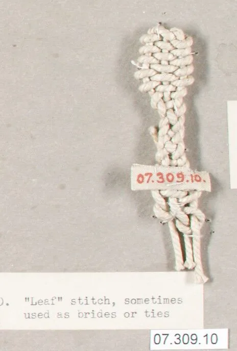 Example of lace stitch — Unknown