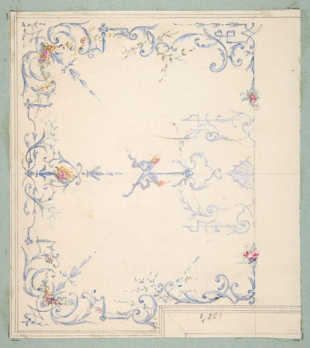 Design for a ceiling — Jules-Edmond-Charles Lachaise|Eugène-Pierre Gourdet