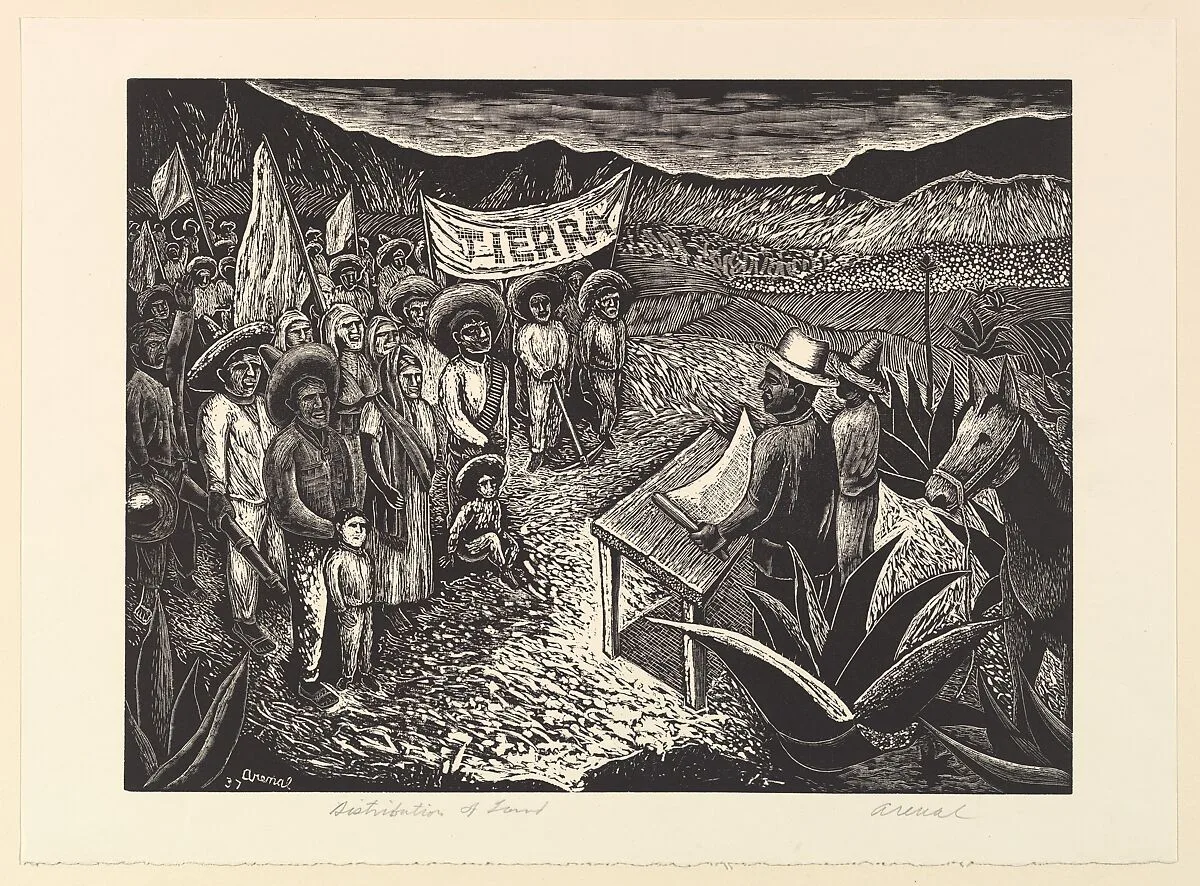 Distribution of Land — Luis Arenal|WPA