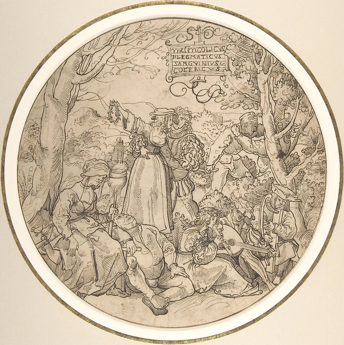 The Four Temperaments — Jörg Breu the Elder