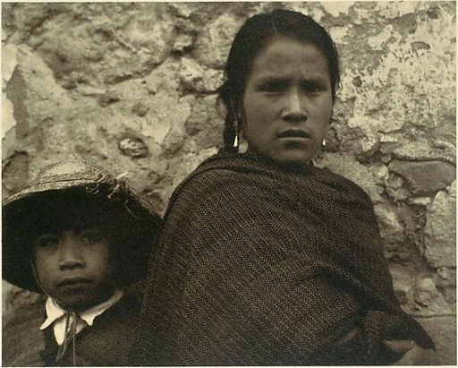 Young Woman and Boy, Toluca