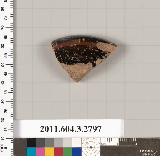 Terracotta fragment of an oinochoe (jug) or olpe (jug)?