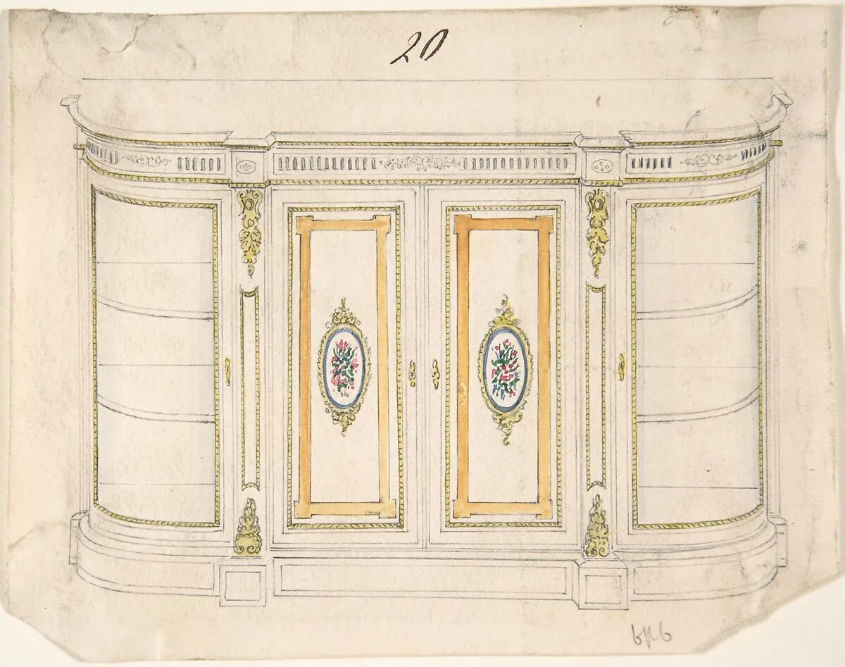 Cabinet Design — Anonymous, British, 19th century