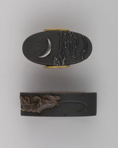 Sword-Hilt Collar and Pommel (Fuchigashira)