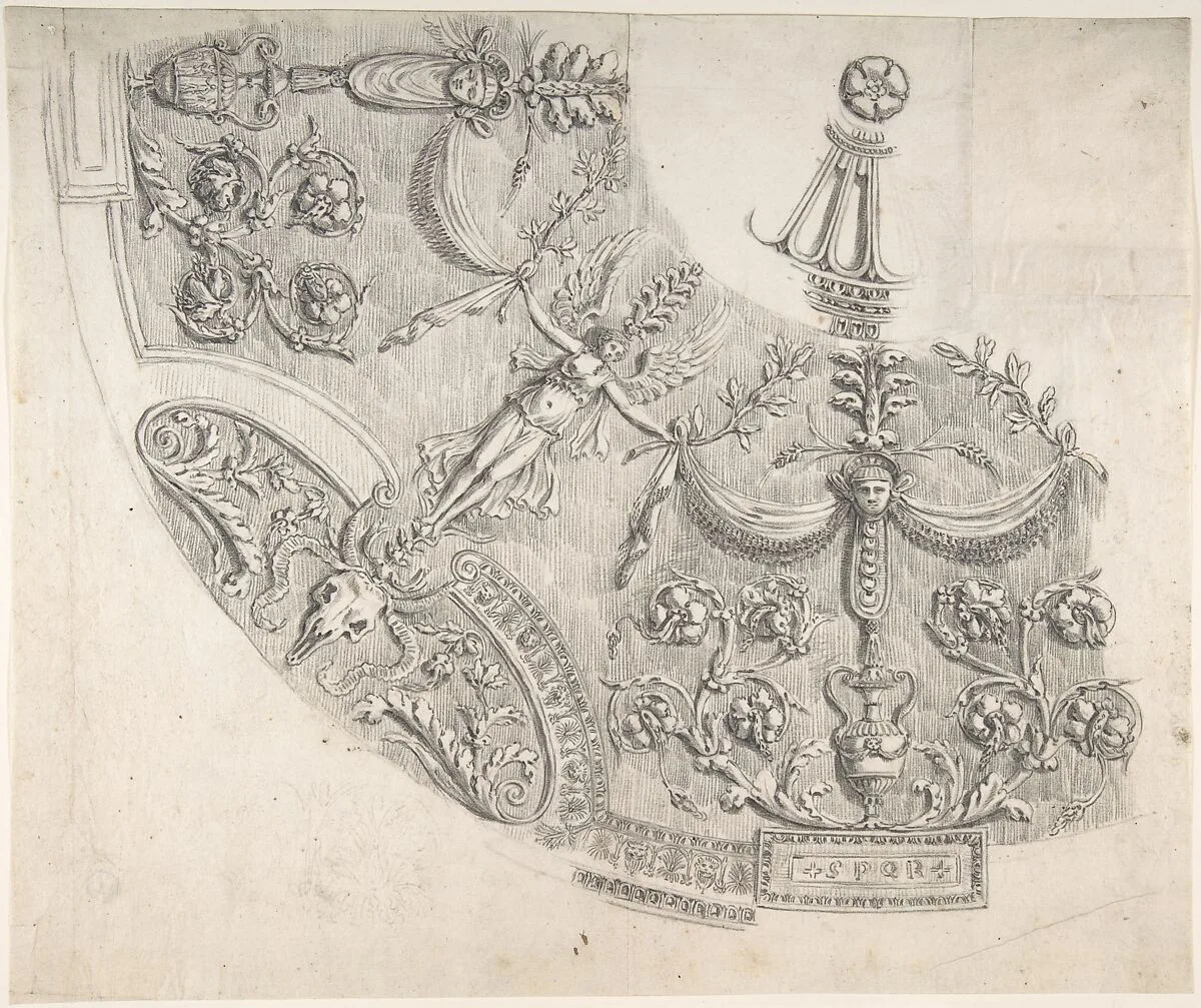 Segment of Circular Celing Vault, Palazzo Mattei, Rome — Thomas Hardwick