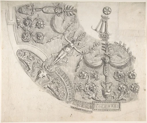 Segment of Circular Celing Vault, Palazzo Mattei, Rome