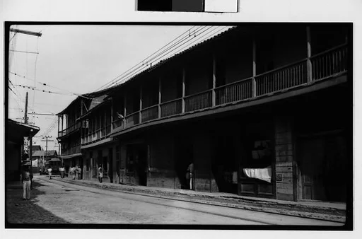 [Balconied Houses on Street, Havana]
