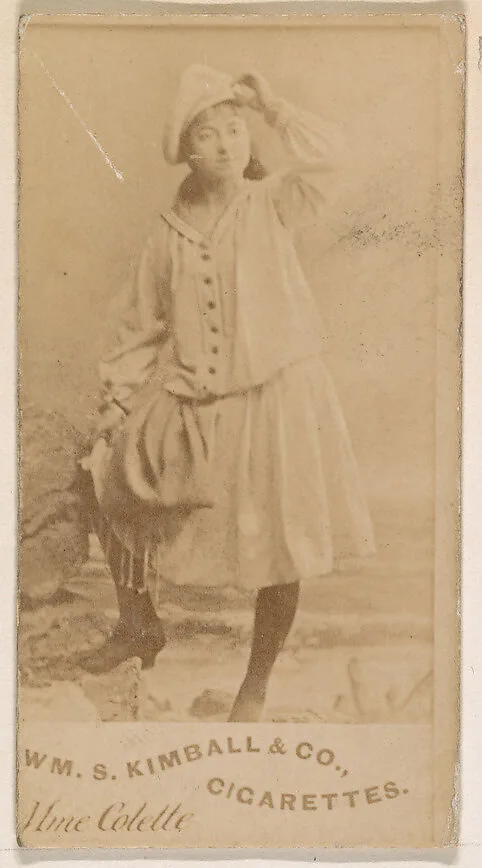 Mme Colette, from the Actresses series (N203) issued by Wm. S. Kimball & Co. — William S. Kimball & Company