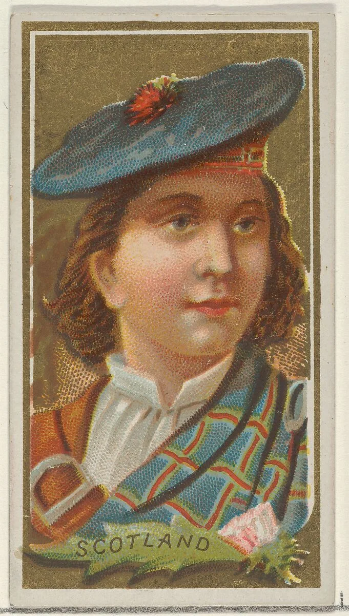 Scotland, from the Types of All Nations series (N24) for Allen & Ginter Cigarettes — George S. Harris & Sons|Allen & Ginter