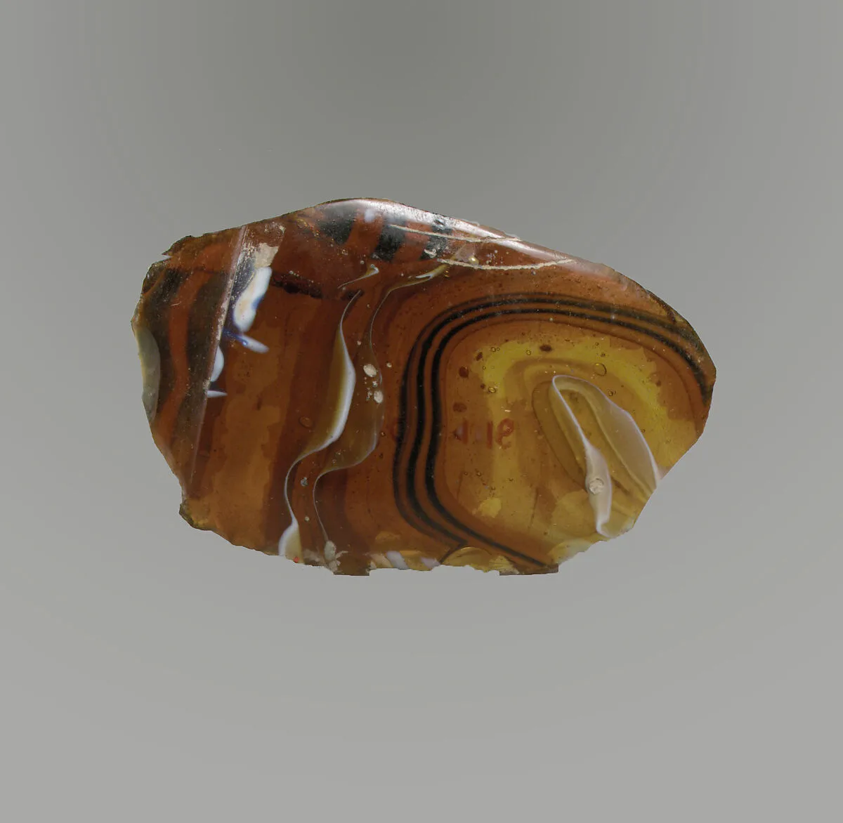 Glass mosaic bowl fragment — Unknown