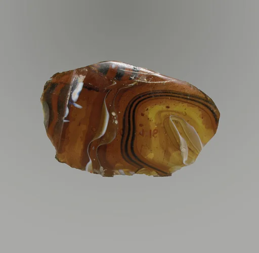 Glass mosaic bowl fragment