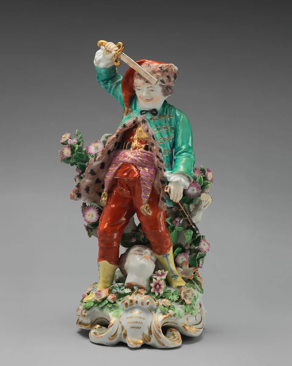 David Gabarisco, a Prussian dwarf — Chelsea Porcelain Manufactory