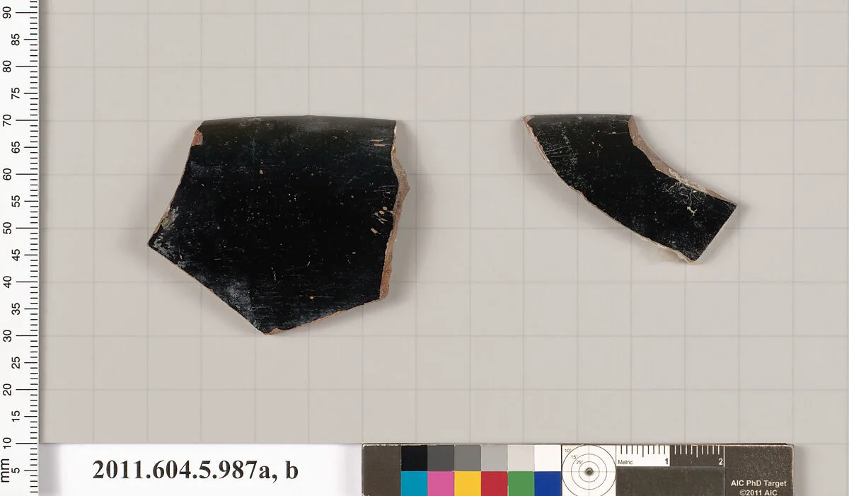 Terracotta rim fragments of kylikes (drinking cups) — Unknown
