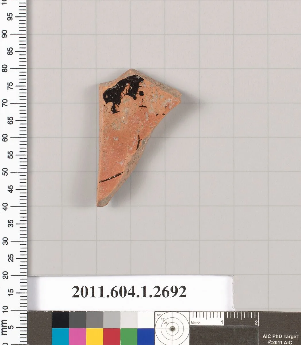 Terracotta fragment of a kylix (drinking cup) — Unknown