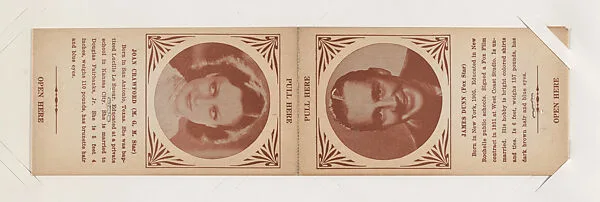Joan Crawford and James Dunn from Star Folders Special Cards (W439) — Unknown