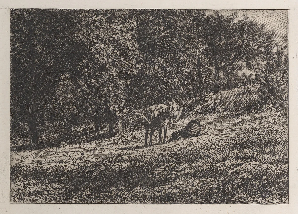 Orchard — Charles Jacque|Alfred Salmon