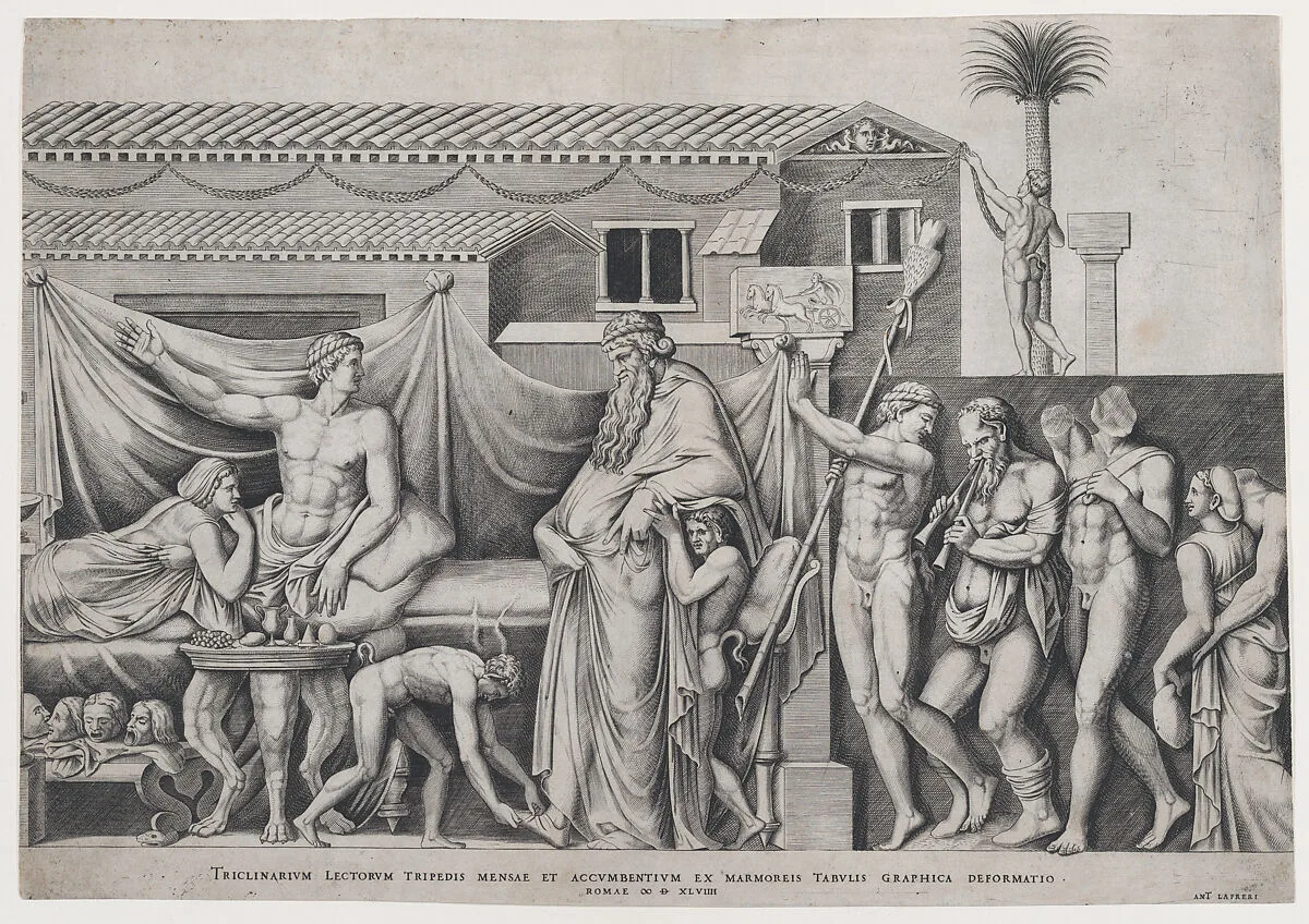 Festival of Dionysius — Antonio Lafreri|Anonymous, Italian, 16th century