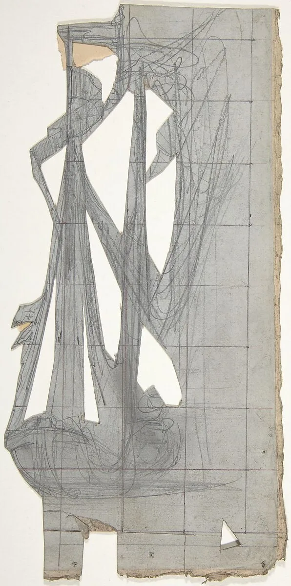 Design for a Stage Set at the Opéra, Paris — Eugène Cicéri