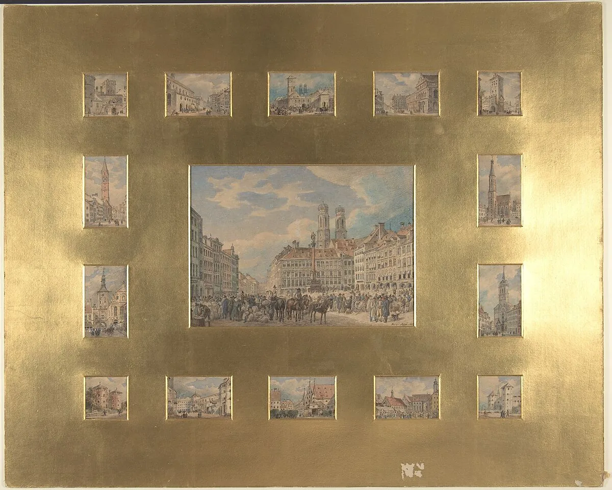 Fifteen Architectural Subjects: Views of Munich — Heinrich Adam