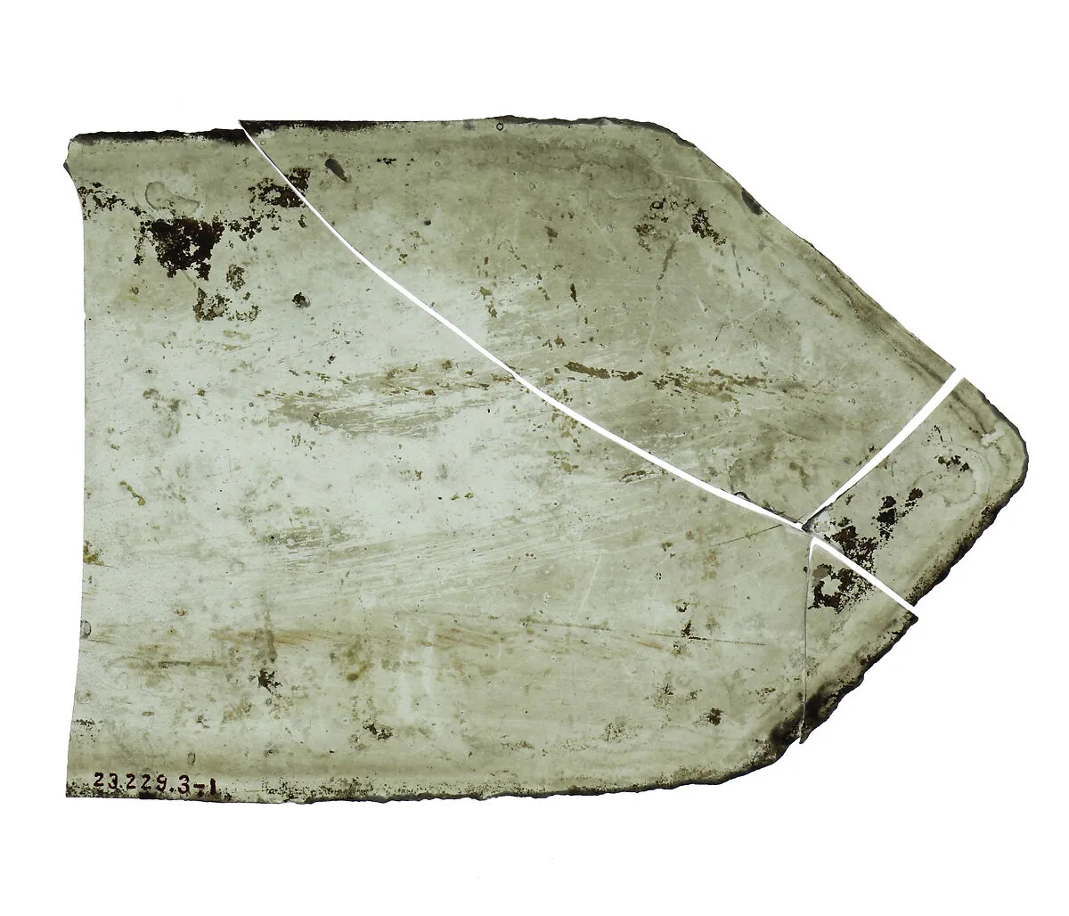 Glass Fragment — Unknown