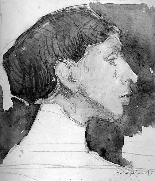 Woman in Profile — Boris Solotareff