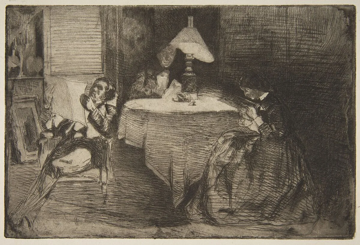 The Music Room — James Reeves Traer|Sir Francis Seymour Haden|Deborah Delano Haden|James McNeill Whistler