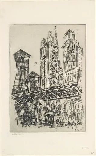 St. Paul's against the El