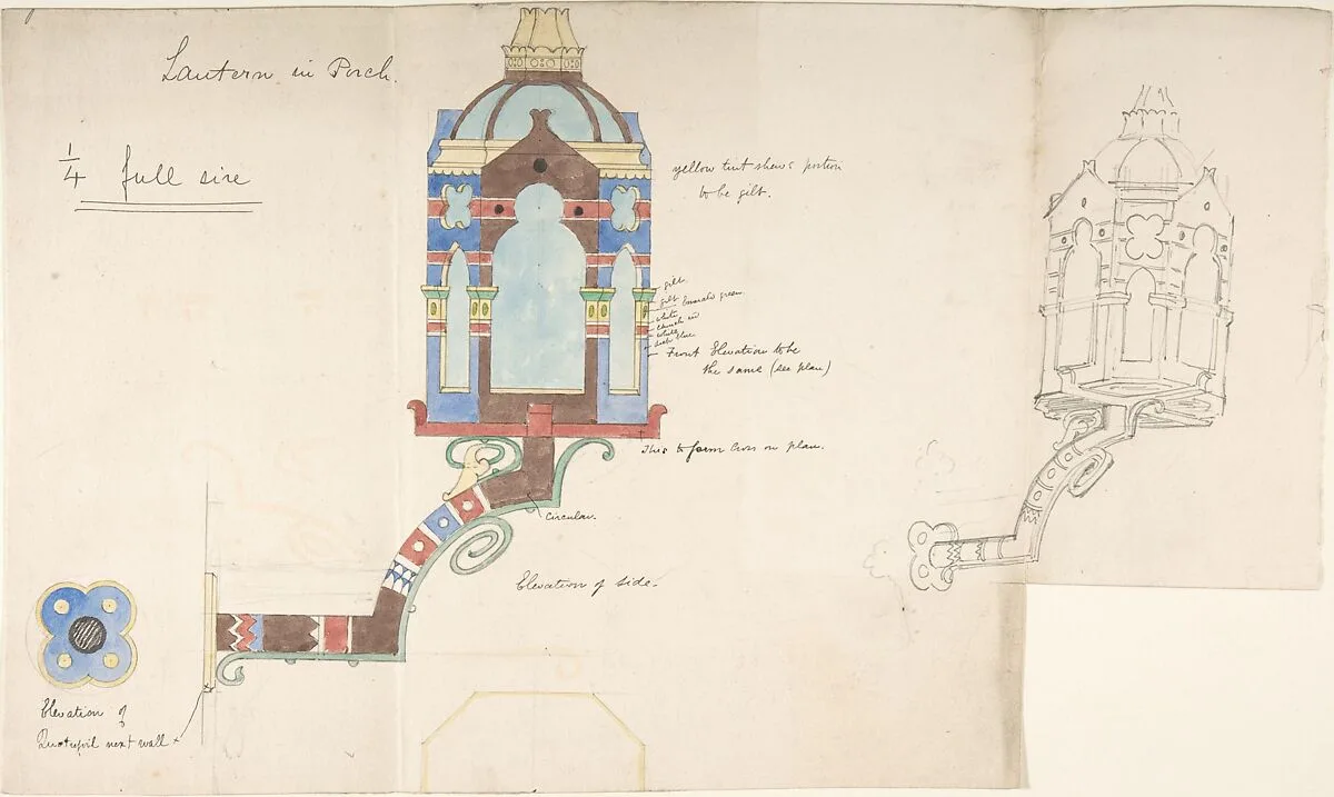 Designs for a Church Wall Lantern — Richardson Ellson & Co.