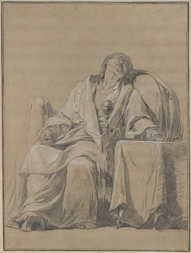 Youth Sleeping in a Chair